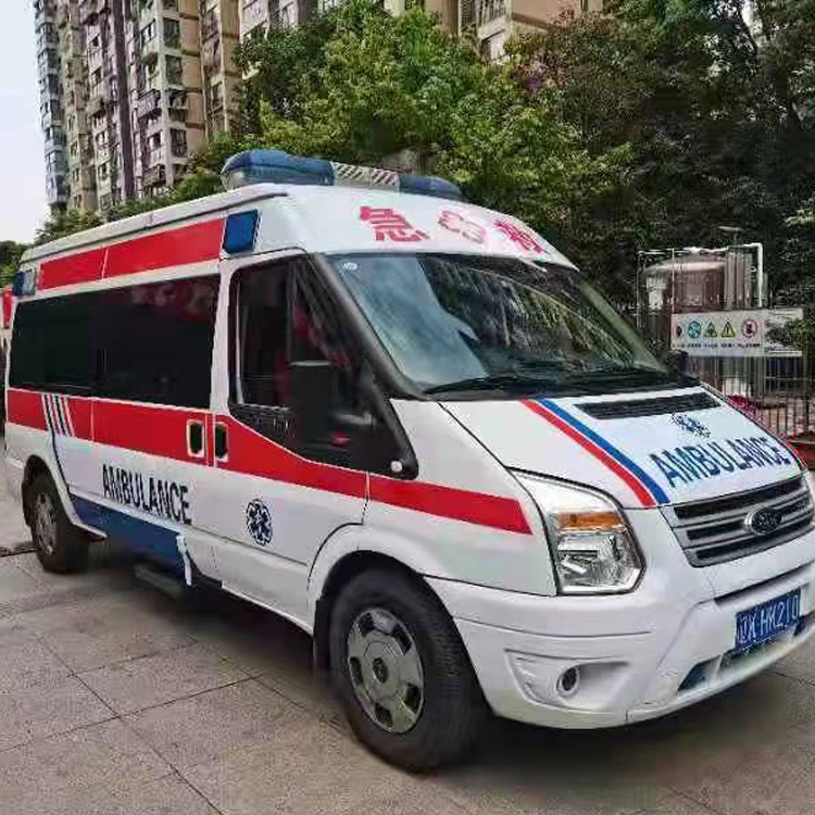 芗城长途救护车护送病人返乡